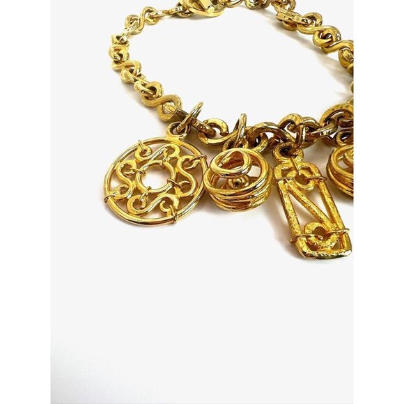 Vintage Gold Celine Necklace 1990s - Picture 6 of 10